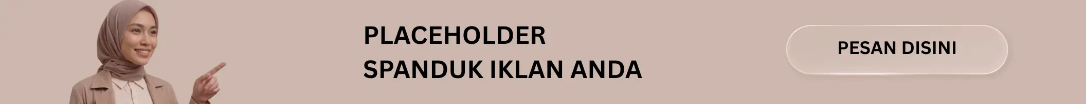 banner placeholder iklan